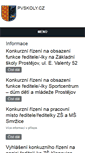 Mobile Screenshot of hlavni.pvskoly.cz